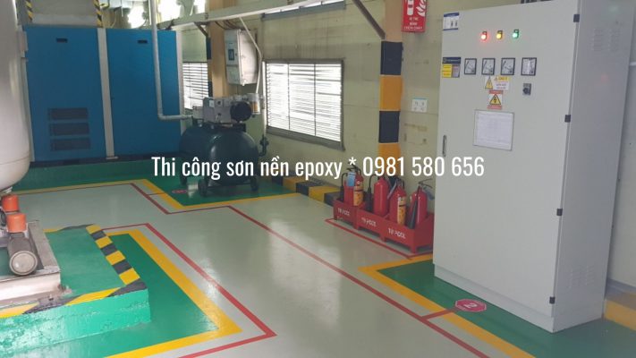 thi công sơn nền epoxy - thi công Pro 3m tại miền bắc