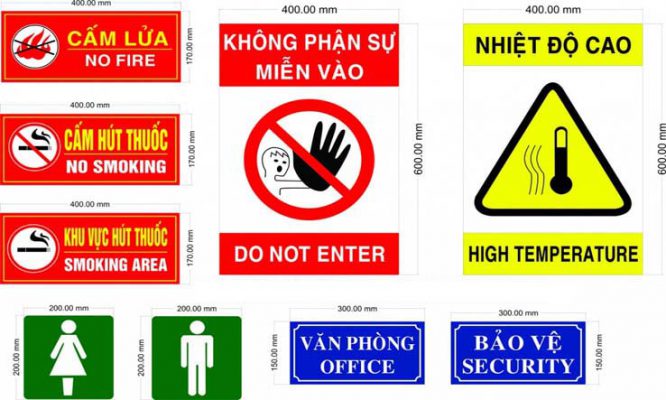 Biển báo Nguy hiểm - Nguyệt Án thi công Ehs Pro 3m